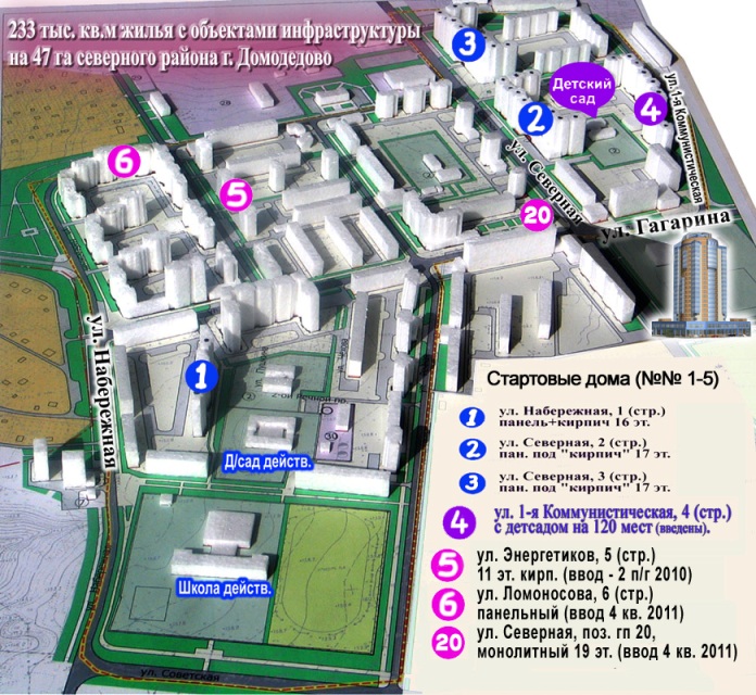 План застройки домодедово