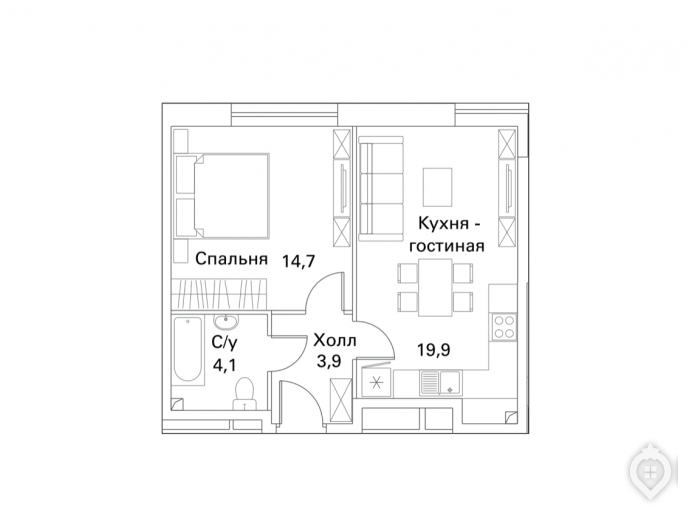 Планировка 40. Евродвушка планировка 40 кв. Евродвушка 50 кв.м планировка. Евродвушка пик планировка 40 кв. Планировка евродвушки 40 кв м.