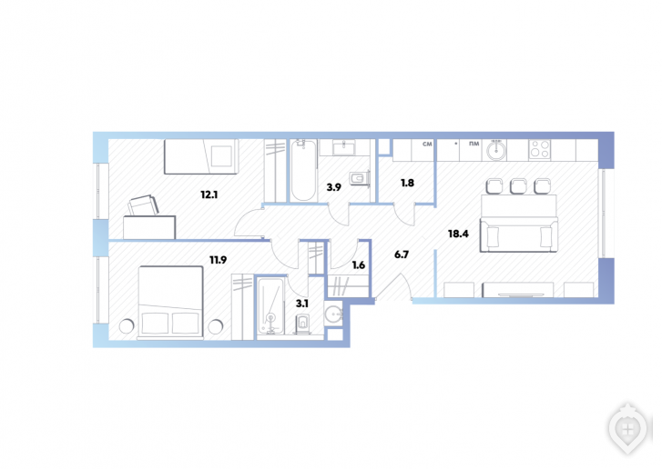 ЖК "Баланс": ставка на окружение при малом метраже - Фото 38