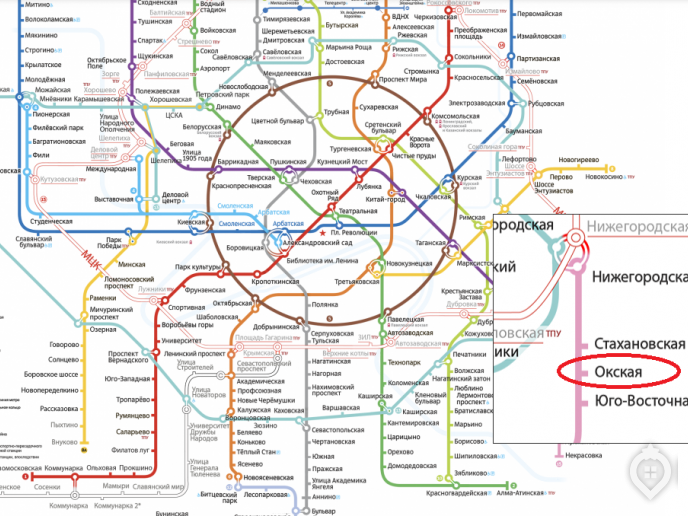 Румянцево станция метро карта метро