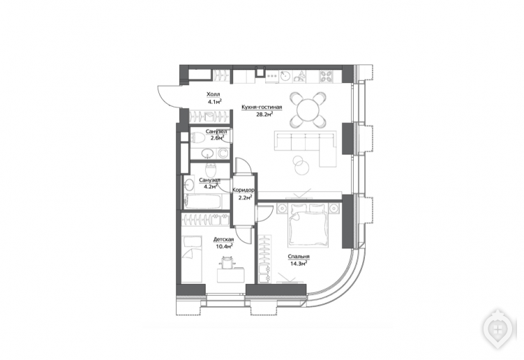 ЖК "D1": ход ферзём - Фото 35