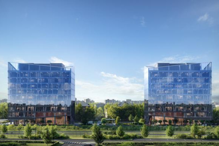 Два офисных здания-близнеца введены в эксплуатацию на западе Москвы