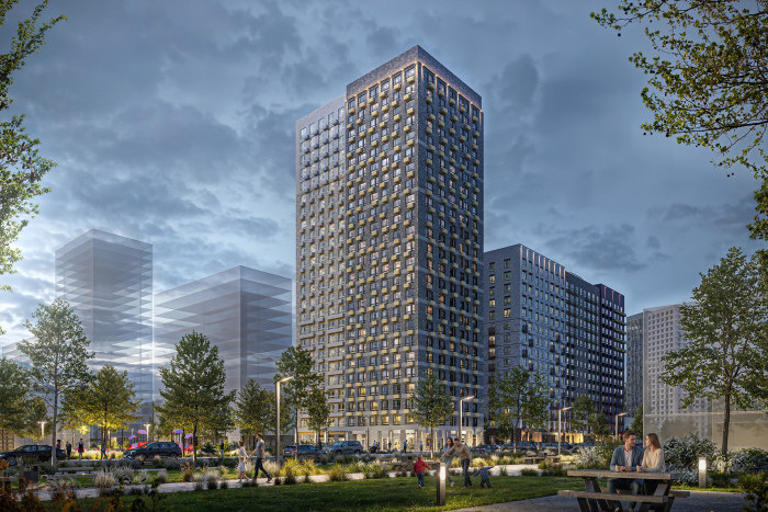 На рынок выведены 13 и 14 корпуса ЖК "Яуза парк"