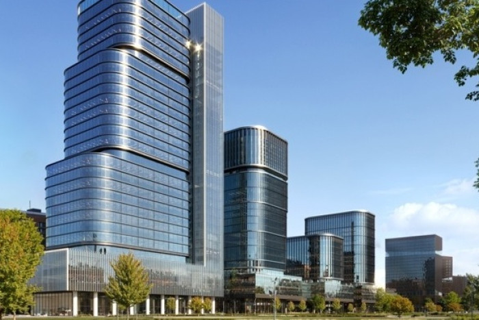 Началось строительство бизнес-центра с террасами в Хорошевском районе