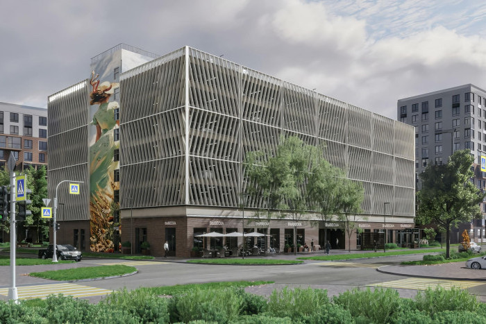 Паркинг с эксплуатируемой кровлей построят в районе Внуково