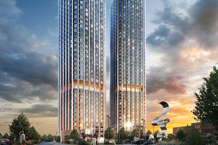 Три дома сдано в ЖК бизнес-класса "Алиа"