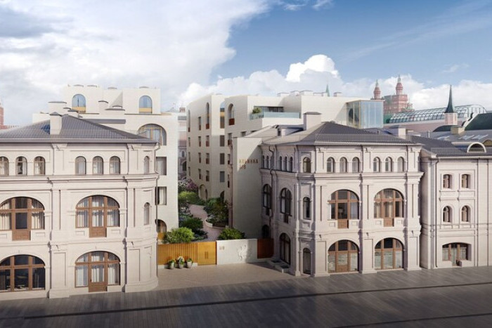 В комплексе "Ильинка 3/8" создадут двор-сад на площади 1700 кв.м